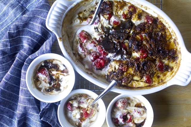 Gratin of Raspberry and Brown Sugar