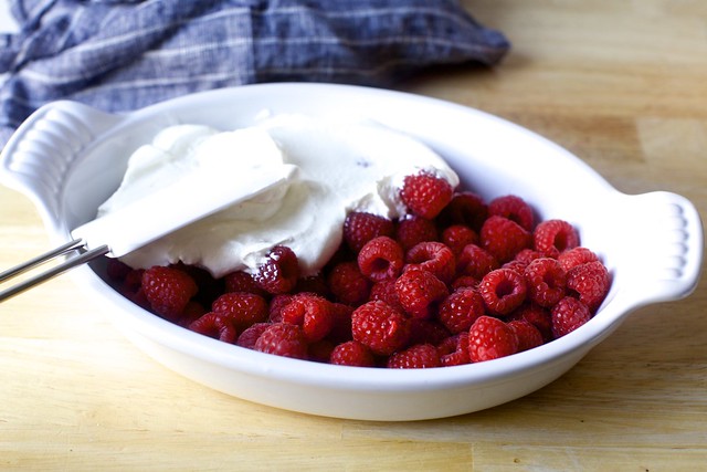 Gratin of Raspberry and Brown Sugar