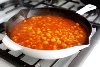 Fast Pasta with Chickpeas