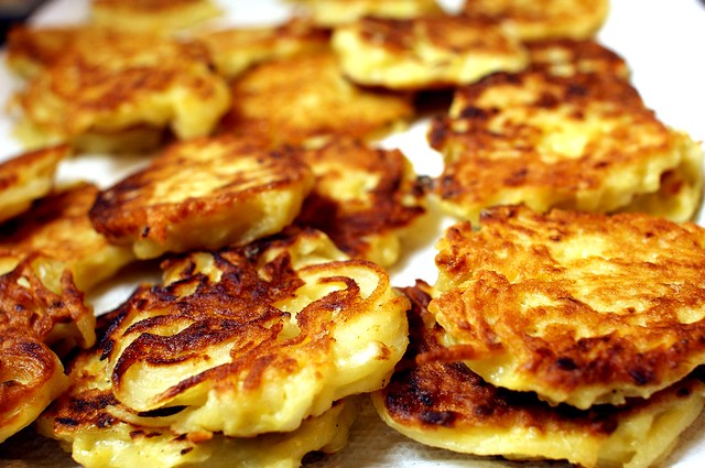 Better yet, potato latkes