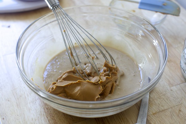 Cookies made with peanut butter and salt