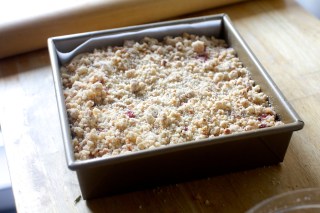 Raspberry Crumble Tart Bars